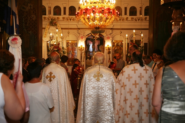 August 15 - Dormition of Panaghia Day - The morning service